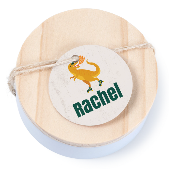 Geschenkdoosje met rond label - set van 12 Geschenkdoosje met rond label - set van 12