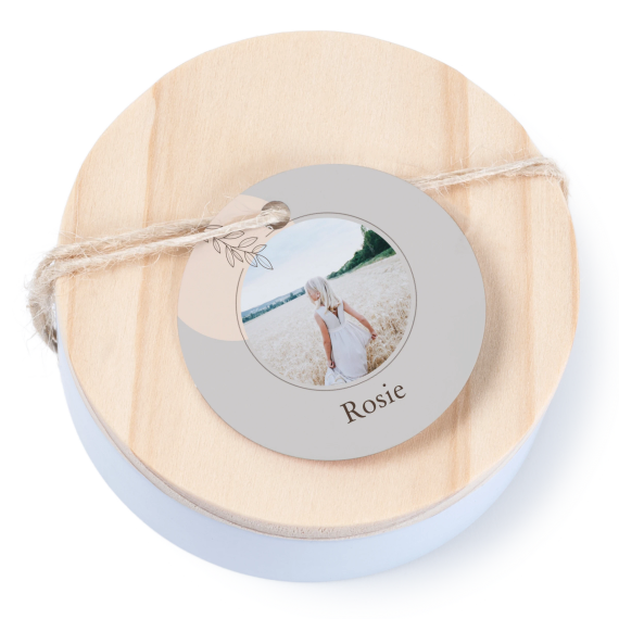 Geschenkdoosje met rond label - set van 12 Geschenkdoosje met rond label - set van 12