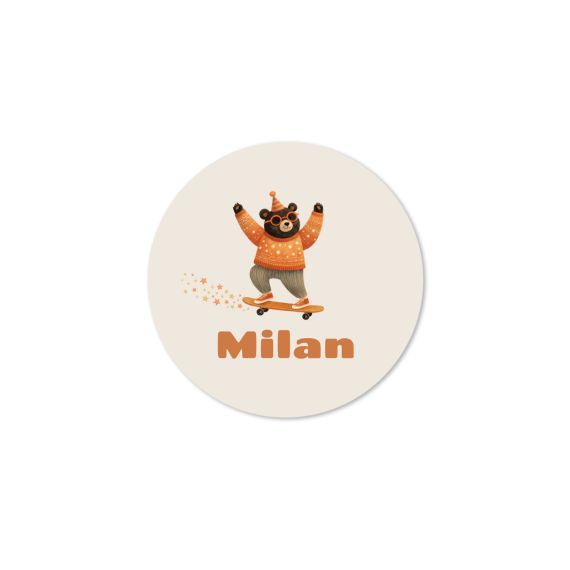 Distributeur de savon bois & sticker rond (lot de 12) Distributeur de savon bois & sticker rond (lot de 12)
