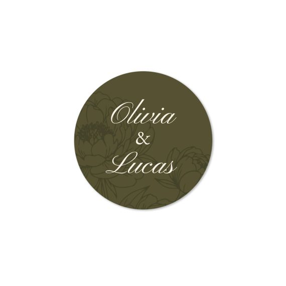 Elegant Peonies - Text Only Elegant Peonies - Text Only