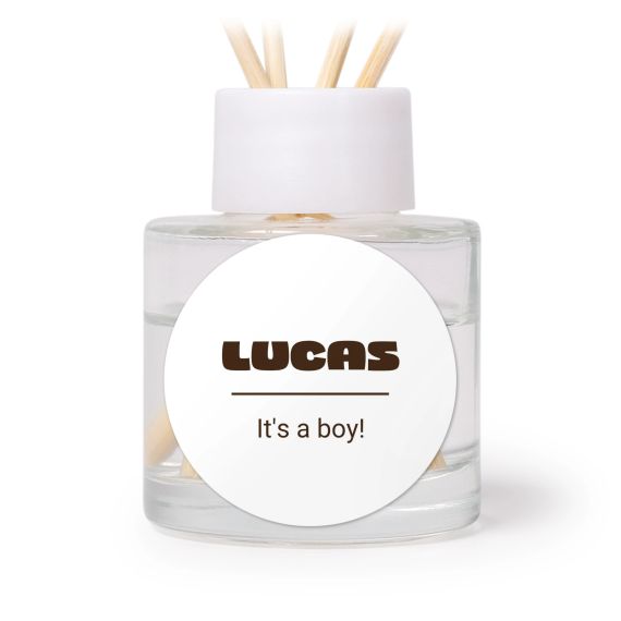 Diffuseur de parfum de maison Blanc Rond (lot de 12)