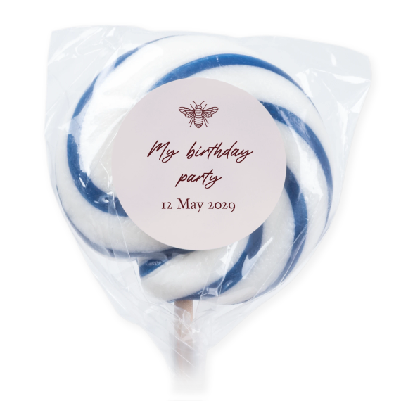 Lolly's blauw - Set van 6 Lolly's blauw - Set van 6