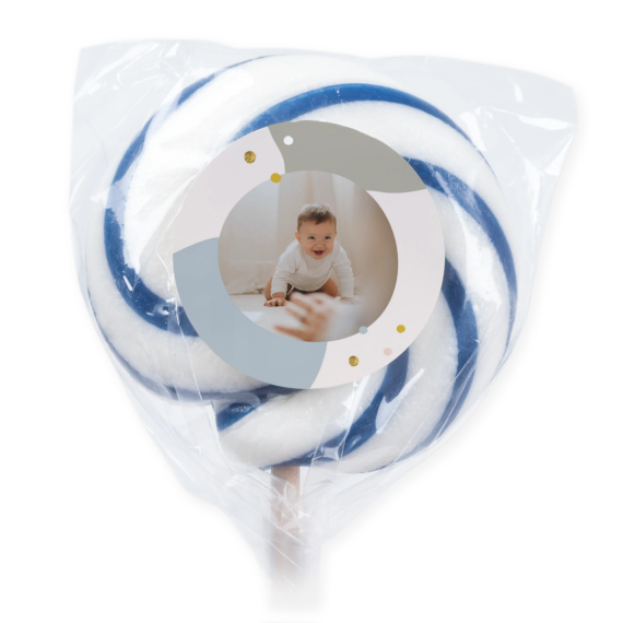 Lolly's blauw (set van 6) Lolly's blauw (set van 6)