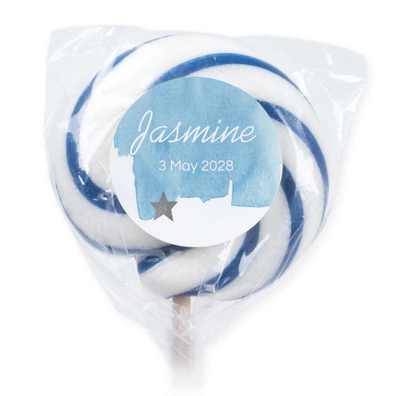 Lollipops Blue - set of 6 Lollipops Blue - set of 6