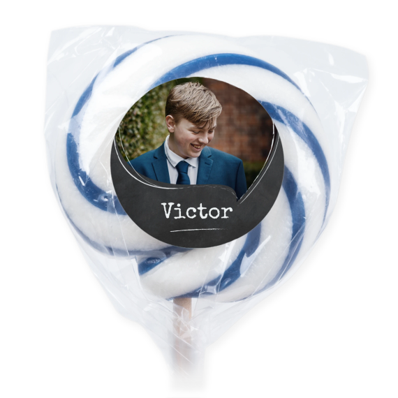 Lolly's blauw (set van 6) Lolly's blauw (set van 6)
