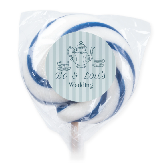 Sucettes bleues (lot de 6)