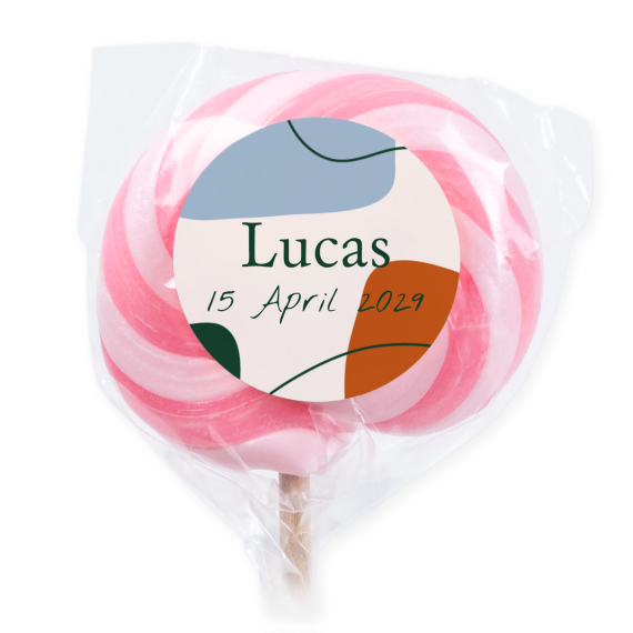 Lollipops Pink - set of 6