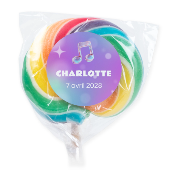 Sucettes multicolores (lot de 6) Sucettes multicolores (lot de 6)