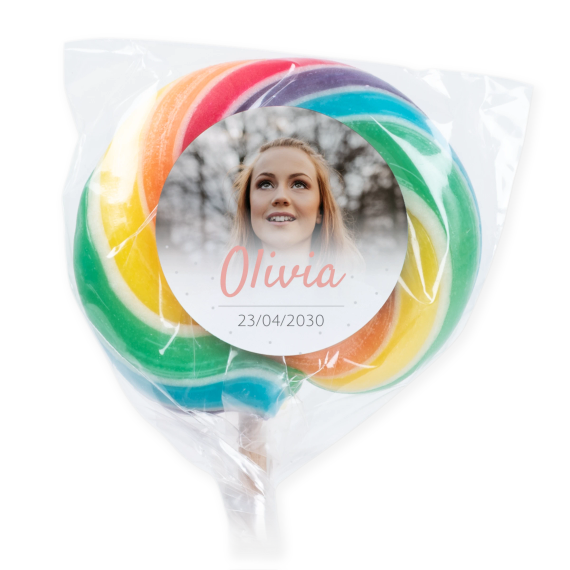 Lollipops Rainbow - set of 6 Lollipops Rainbow - set of 6