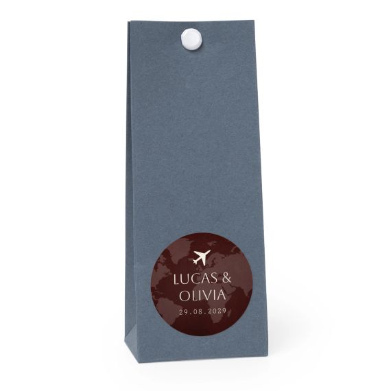 Boarding Pass Wedding - Text Only