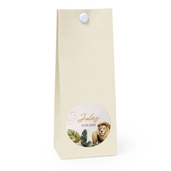 Party favours bag vanilla round 4cm Party favours bag vanilla round 4cm