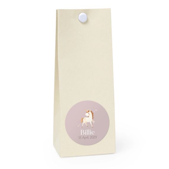 Sachet confiseur rond vanille lot de 12 Sachet confiseur rond vanille lot de 12