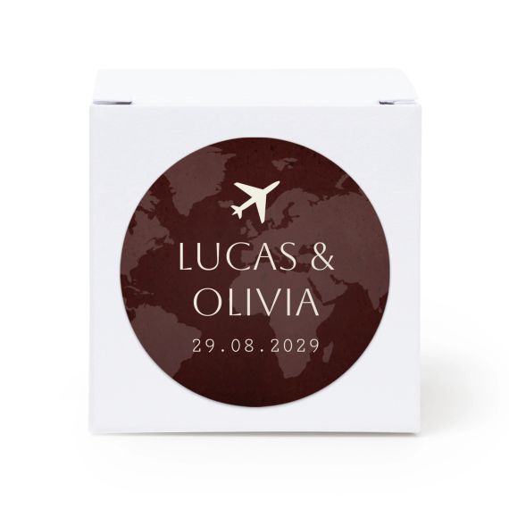 Boarding Pass Wedding - Text Only