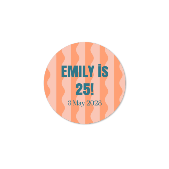 Gift wrapping stickers Round Small - set of 48 Gift wrapping stickers Round Small - set of 48