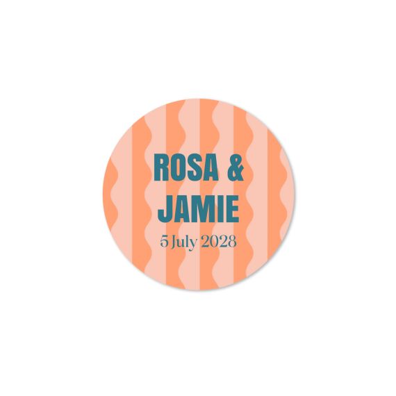 Gift wrapping stickers Round Small - set of 48 Gift wrapping stickers Round Small - set of 48