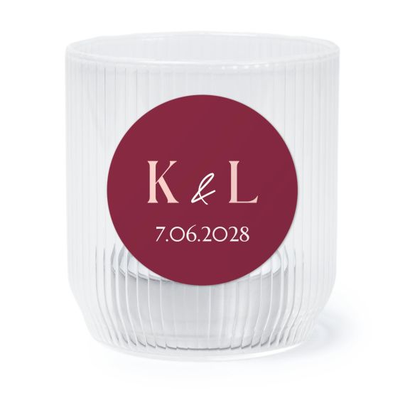 Windlichter transparent mit Aufkleber Runde - 6 Stk. Windlichter transparent mit Aufkleber Runde - 6 Stk.