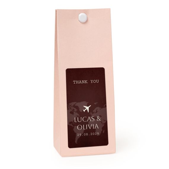 Boarding Pass Wedding - Text Only