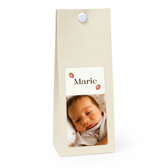 Sachet confiseur rectangle vanille lot de 12 Sachet confiseur rectangle vanille lot de 12