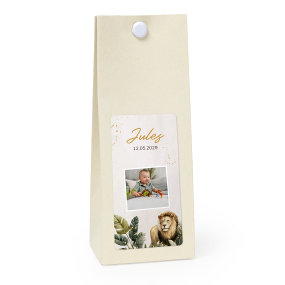 Party favours bag vanilla 35x70mm Party favours bag vanilla 35x70mm