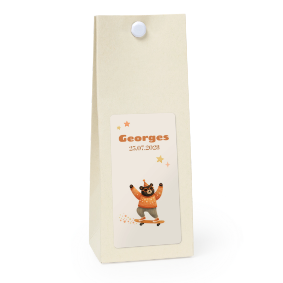 Retro Skater Bear - Text Only Retro Skater Bear - Text Only