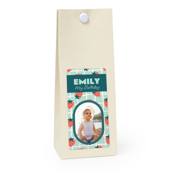 Party favours bag vanilla 35x70mm Party favours bag vanilla 35x70mm