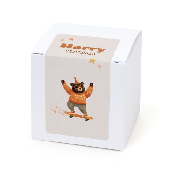 Retro Skater Bear - Text Only Retro Skater Bear - Text Only