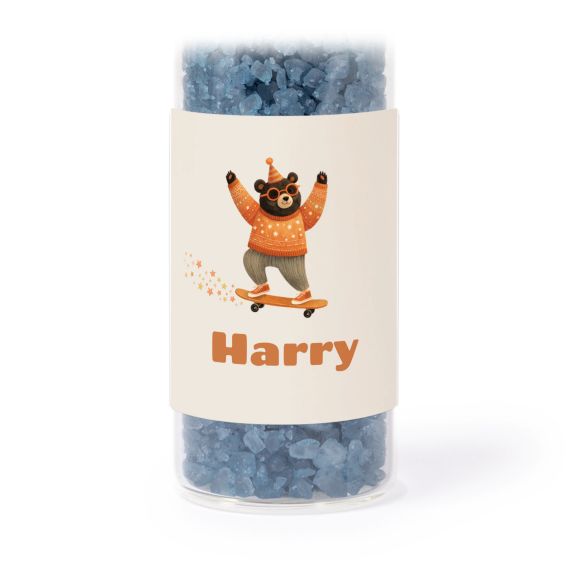 Retro Skater Bear - Text Only Retro Skater Bear - Text Only