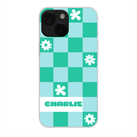 Checkerboard Flowers - Text Only Checkerboard Flowers - Text Only