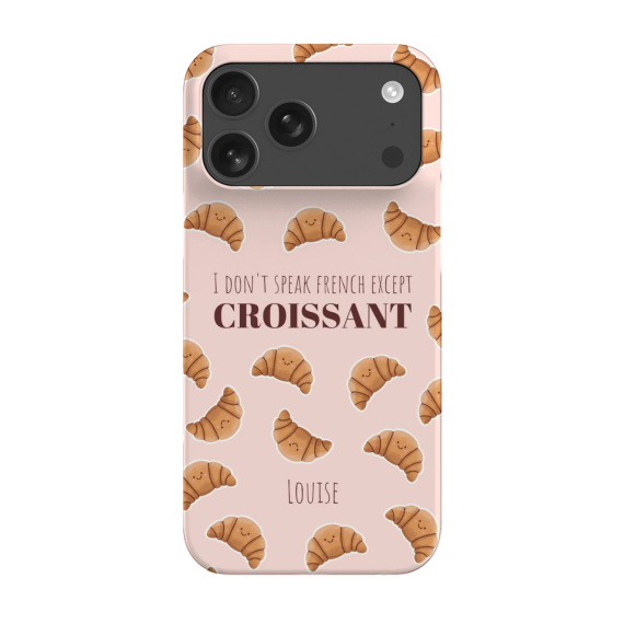 Vrolijk croissantpatroon - Tekst Vrolijk croissantpatroon - Tekst