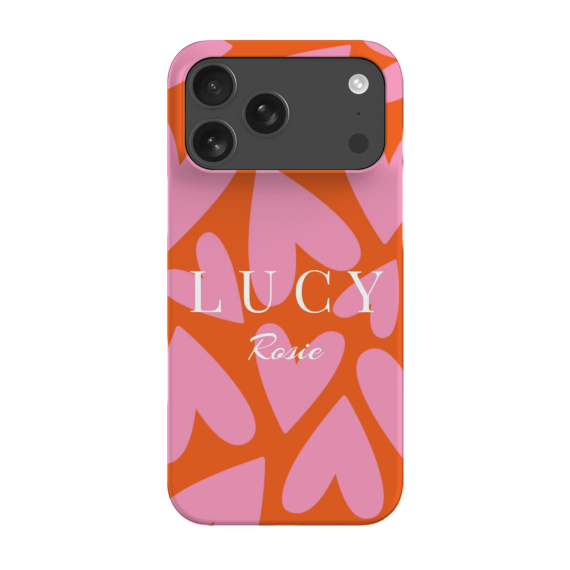 Happy Heart Pattern - Text Only