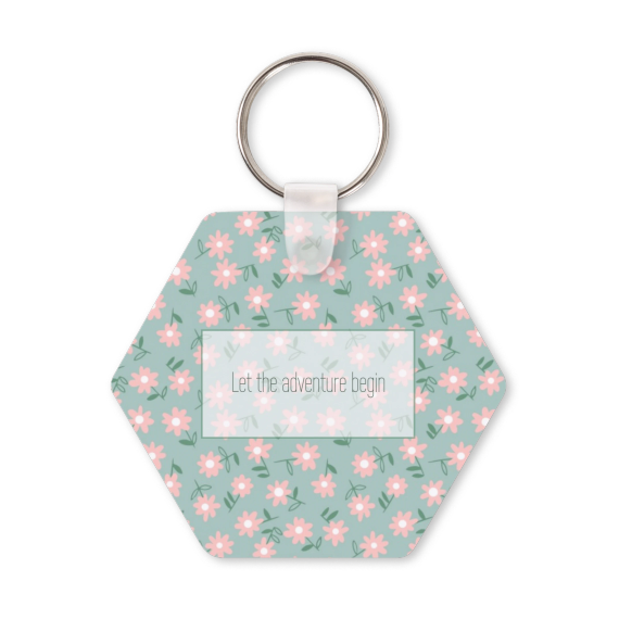 Porte-clé hexagonal Porte-clé hexagonal