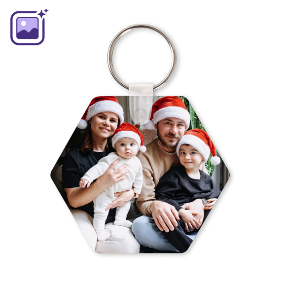 Key Ring Hexagon Key Ring Hexagon