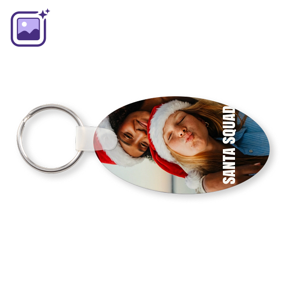 Bold Text Full Photo Filter Xmas Hat