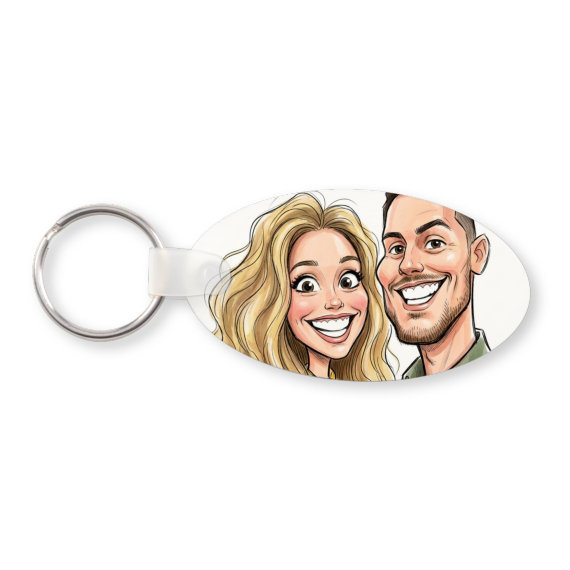KeychainAluOval_PhotoOnlyFilterCaricature