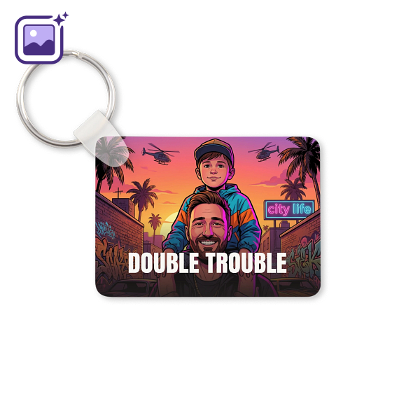 Key Ring Rectangle