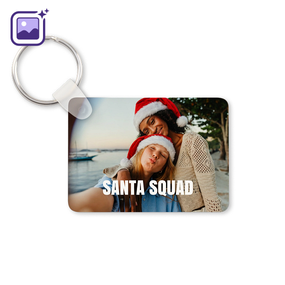 Bold Text Full Photo Filter Xmas Hat
