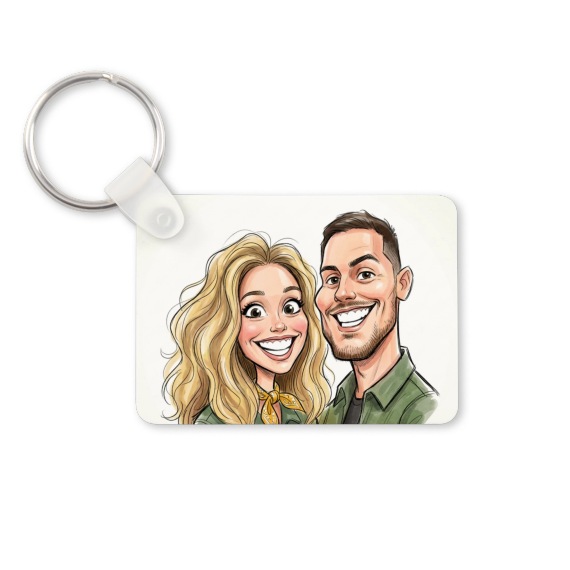 KeychainAluRectangle_PhotoOnlyFilterCaricature
