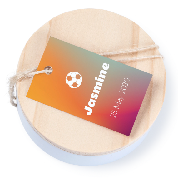 Colour Block Football - Text Only