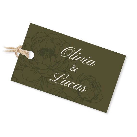 Elegant Peonies - Text Only Elegant Peonies - Text Only