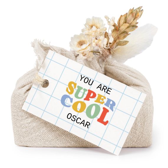 Beige cotton wrapped soaps with rectangular label (6 pcs) Beige cotton wrapped soaps with rectangular label (6 pcs)