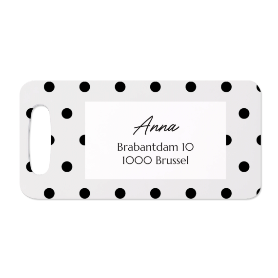 LuggageTagH_ClassicPolkaLoveBlack