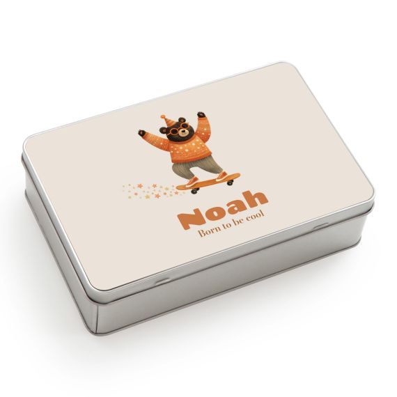 Retro Skater Bear - Text Only Retro Skater Bear - Text Only