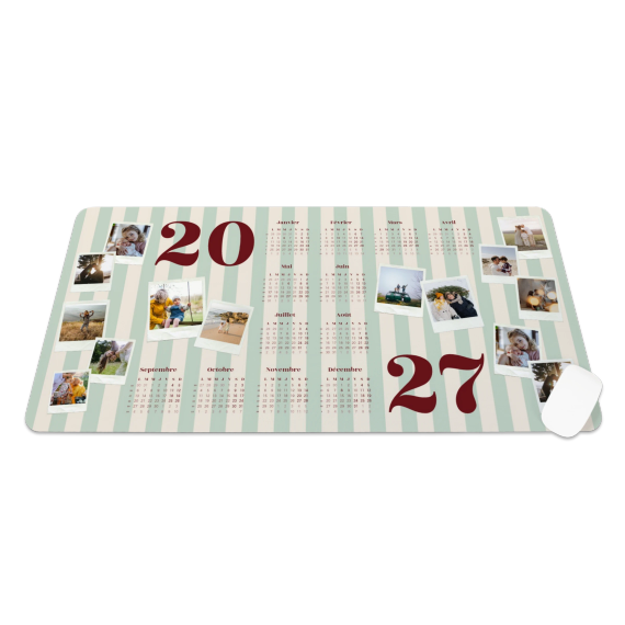 Editorial Striped Collage