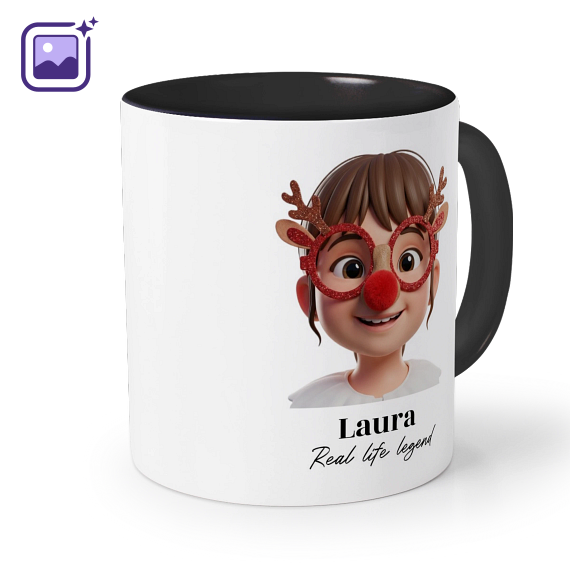 Coloured Mug Black