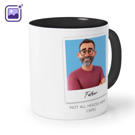Coloured Mug Black