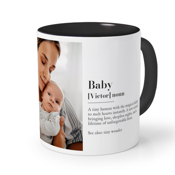 Coloured Mug Black Coloured Mug Black