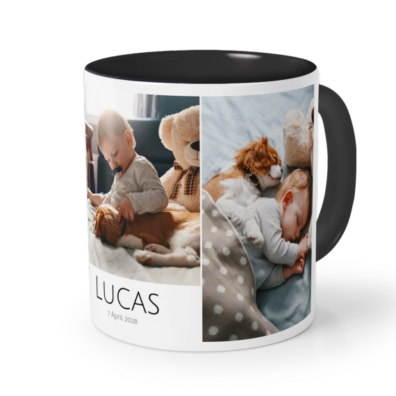 Coloured Mug Black Coloured Mug Black