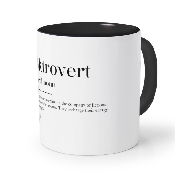 Coloured Mug Black Coloured Mug Black