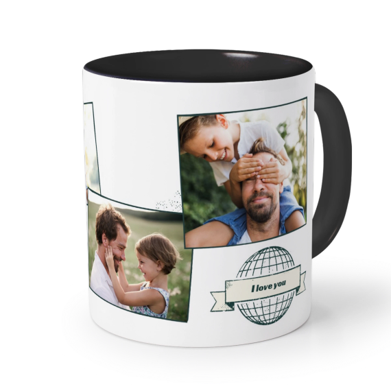 Coloured Mug Black Coloured Mug Black