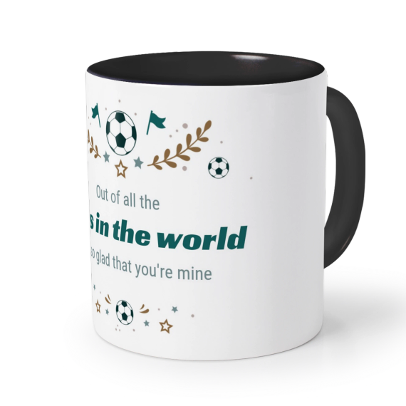 Coloured Mug Black Coloured Mug Black